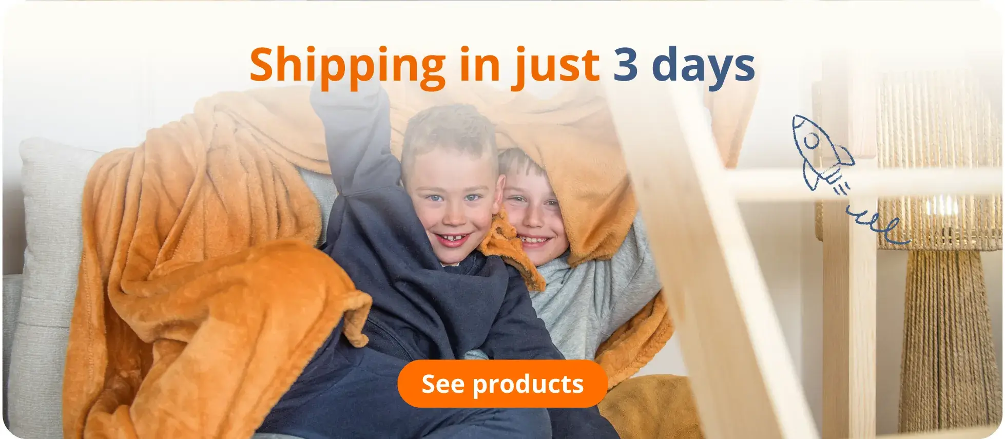 Shipping in just 3 days