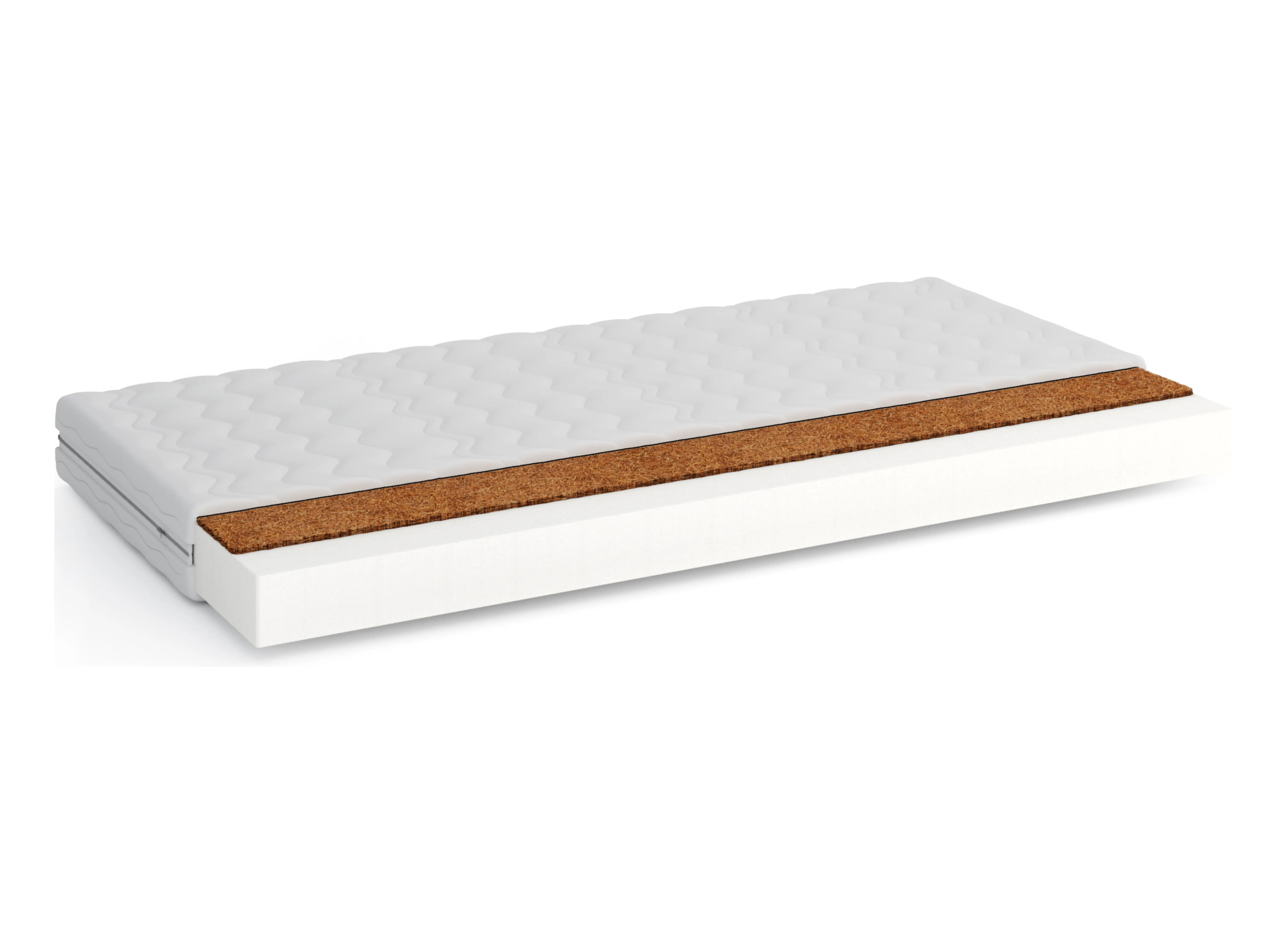 KOKOS 140x200 mittelfest 11 cm Kokos-Schaummatratze Lano Möbel